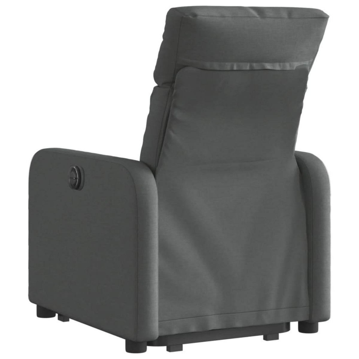 VIDAXL Fauteuil inclinable Gris fonce Tissu