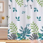 FORNORD Rideau de douche 180x180 cm Late summer