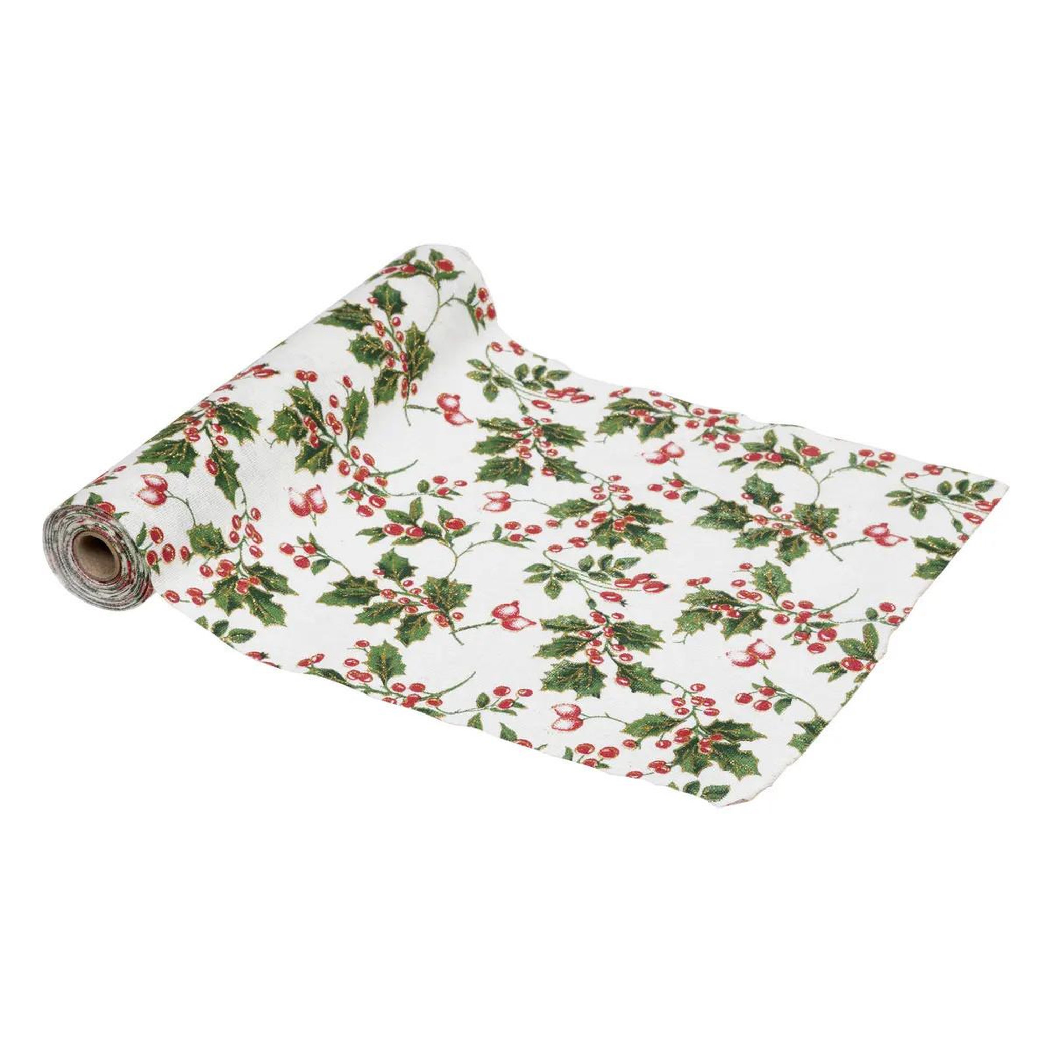 ATMOSPHERA Chemin de table en tissu  houx  28x300cm multicolore