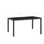 Voir la diapositive 6 : VIDAXL Ensemble a manger d'exterieur 7 pcs Resine tressee Noir