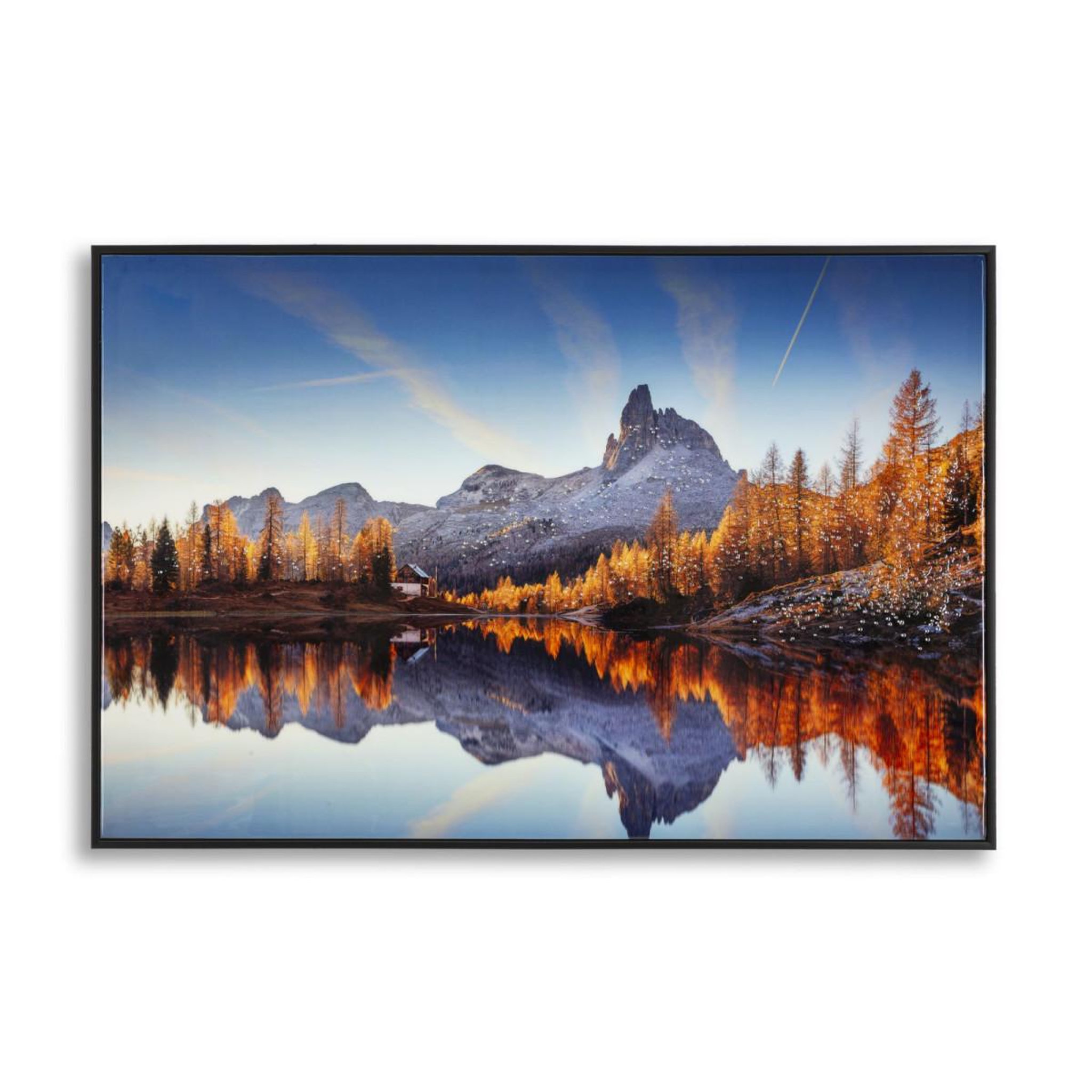 Paris Prix Tableau imprimé  lac  90x60cm multicolore