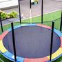 Voir la diapositive 2 : JUMP4FUN Coussin de protection des ressorts pour trampoline 12FT-366cm - Multicolore