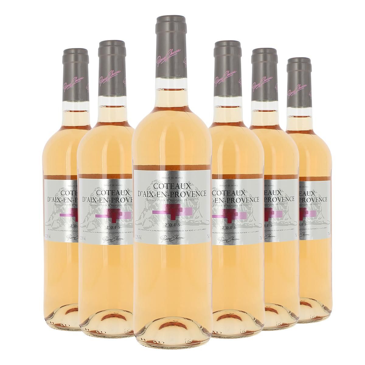 PIERRE CHANAU Lot de 6 bouteilles Pierre Chanau Coteaux d'Aix en Provence Rosé