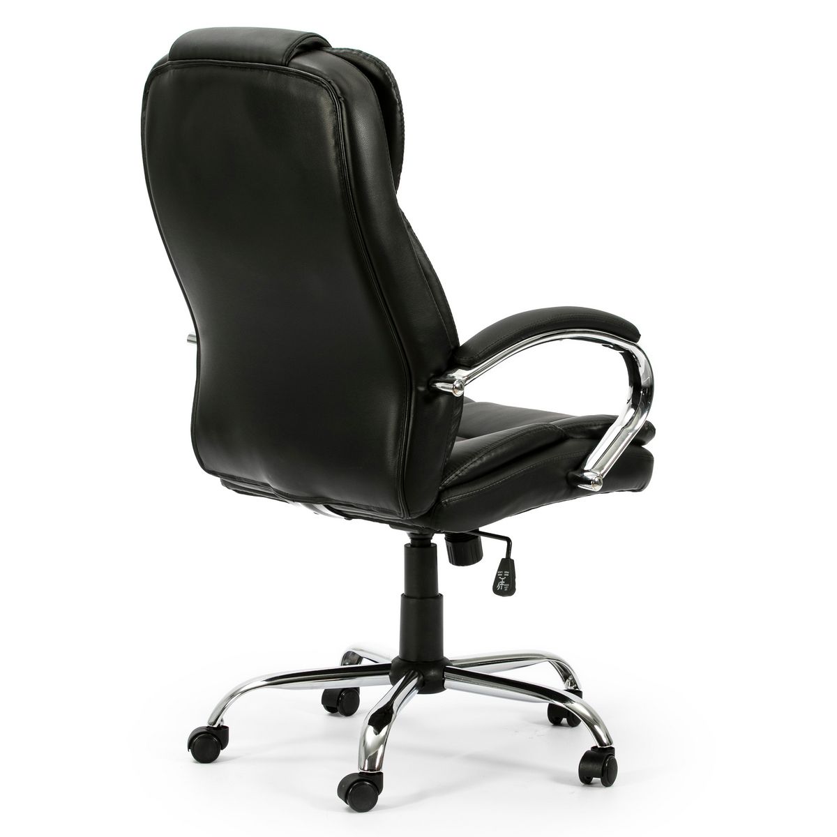 VS VENTA-STOCK Fauteuil de Bureau à Hauteur réglable et inclinable Nixon Similicuir Noir