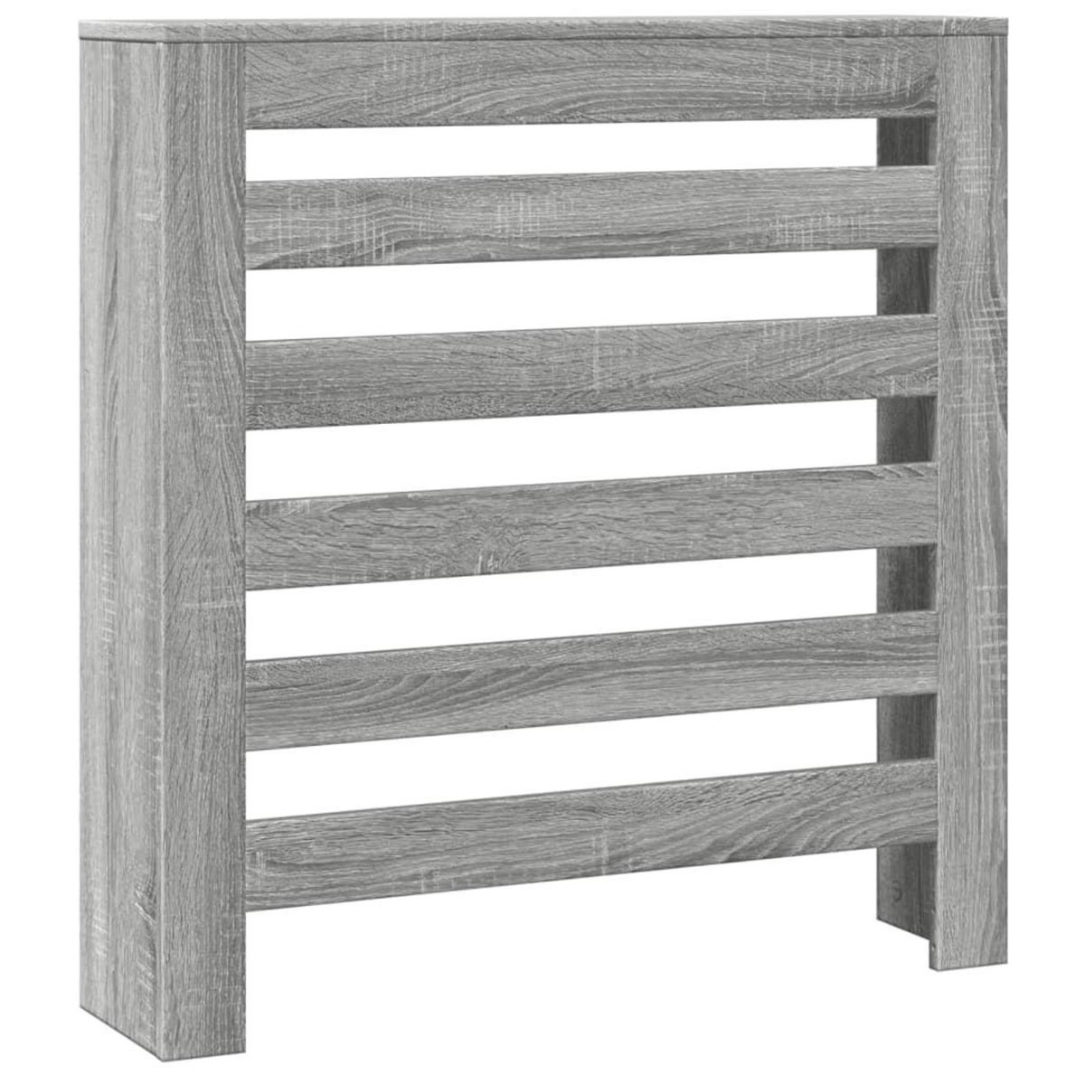 VIDAXL Cache-radiateur sonoma gris 78x20x82 cm bois d'ingenierie