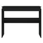 Voir la diapositive 4 : VIDAXL Table console noir 102x30x80 cm bois d ingénierie