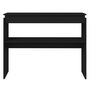 Voir la diapositive 4 : VIDAXL Table console noir 102x30x80 cm bois d ingénierie