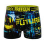 Voir la diapositive 4 : FREEGUN Lot de 4 boxers homme Glitchy Pop