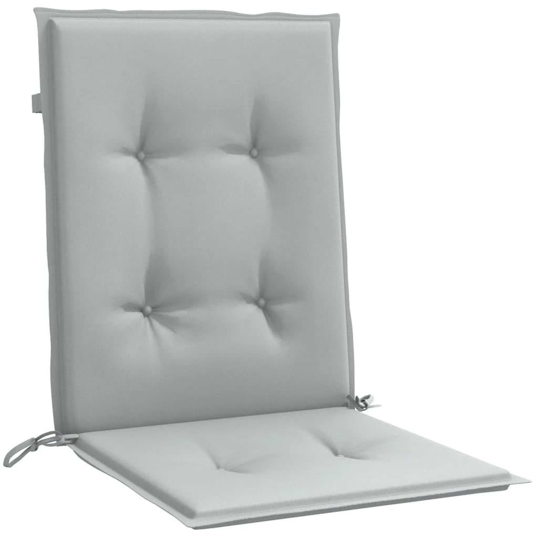 Voir la diapositive 5 : VIDAXL Coussins de chaise a dossier bas lot de 6 gris clair melange
