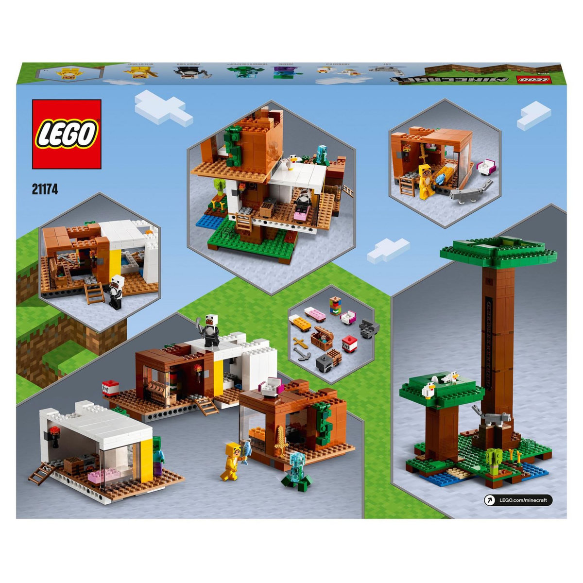 LEGO Minecraft 21174 - La cabane moderne dans l&rsquo;arbre