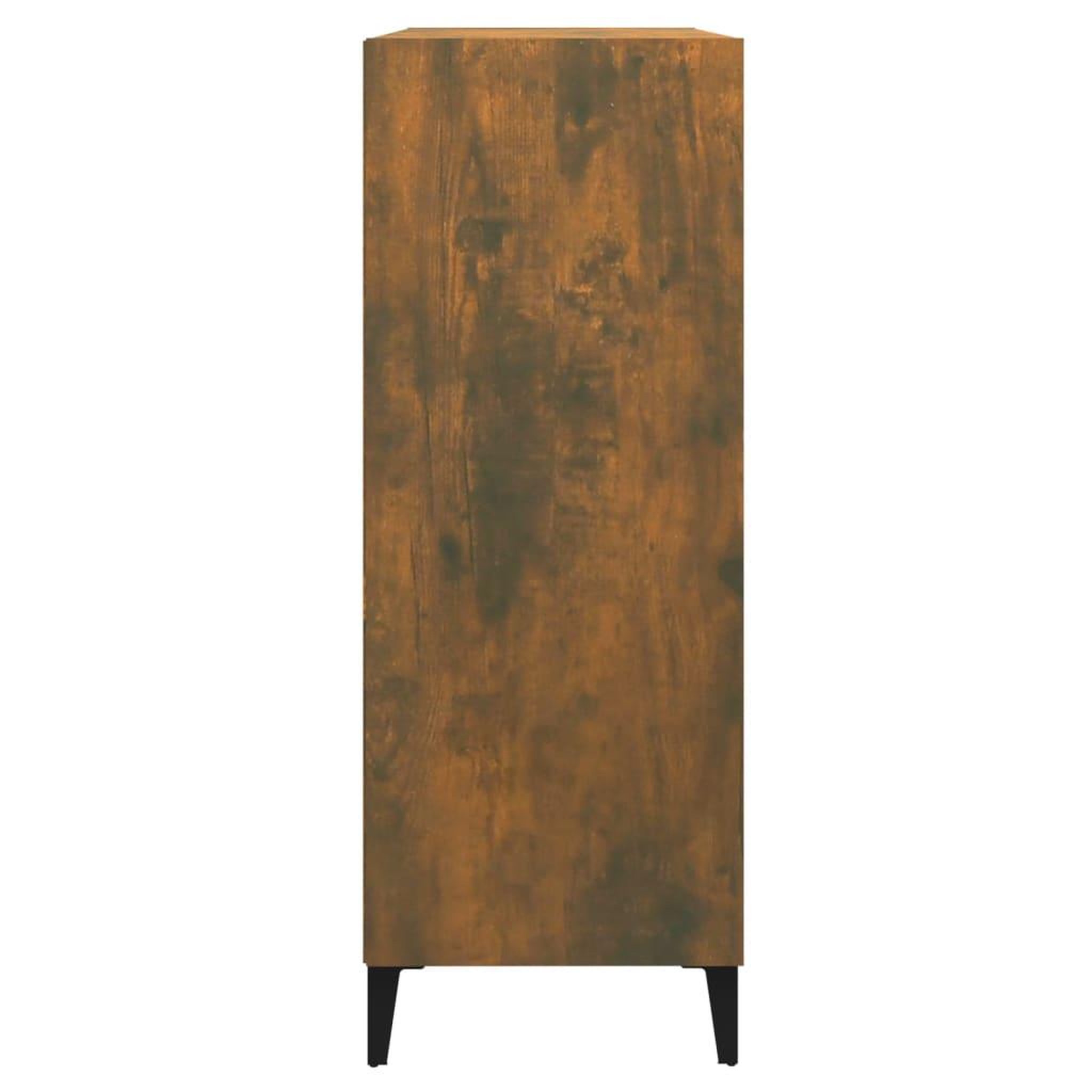 Voir la diapositive 4 : VIDAXL Buffet Chene fume 69,5x32,5x90 cm Bois d'ingenierie