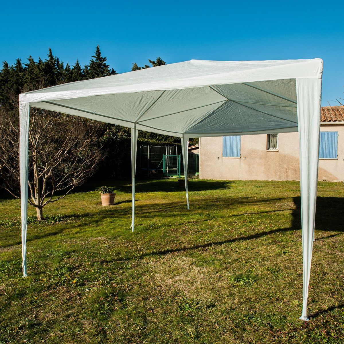 WERKAPRO Tente de réception 3 x 6 m blanche WERKA PRO