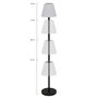Voir la diapositive 3 : ID MARKET Lampadaire solaire extérieur avec LED multicolore