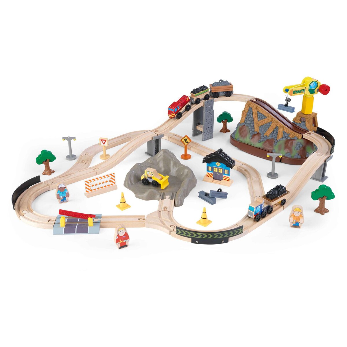 Circuit de train et table en bois Waterfall Mountain - KIDKRAFT