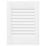 Voir la diapositive 5 : VIDAXL Portes d armoire à persiennes 2 pcs blanc 39,5x29,5 cm