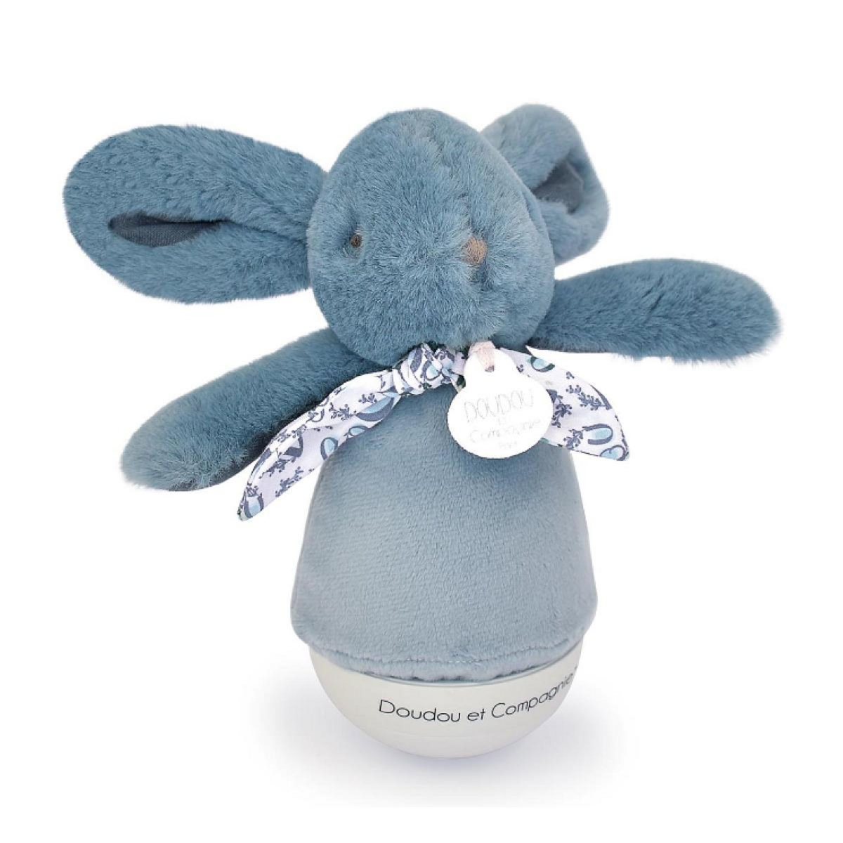 DOUDOU ET COMPAGNIE Doudou  and  Compagnie Peluche musicale Lapin Culbuto Bleu