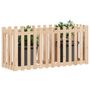 Voir la diapositive 3 : VIDAXL Lit sureleve de jardin design de cloture 150x50x70cm pin massif