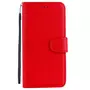amahousse Housse rouge pour Samsung Galaxy Note 9 folio grainé et languette aimantée