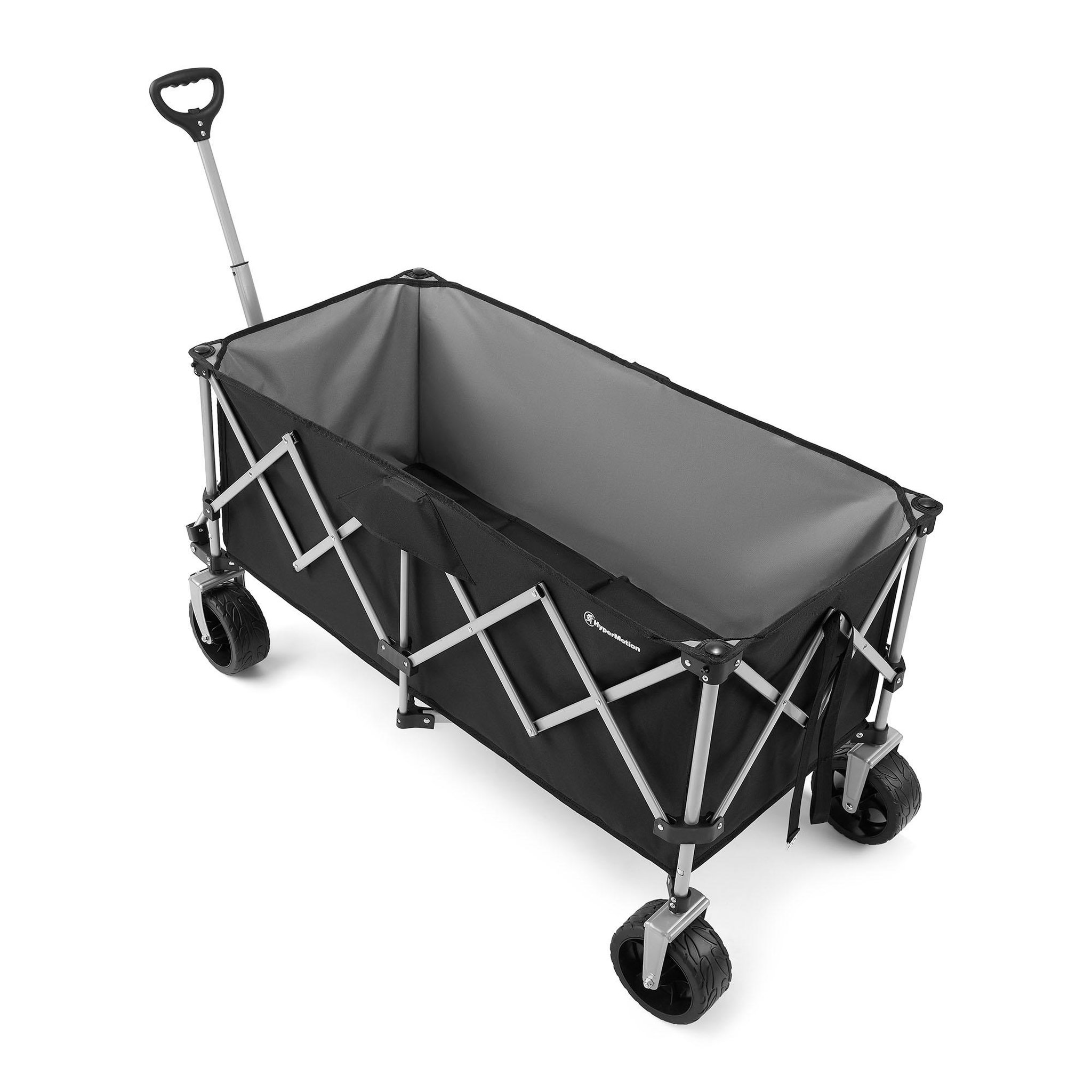 HYPERMOTION Chariot de Transport Pliable HyperMotion XXL 250 L, Acier Renforcé, Charge Max. 100 kg