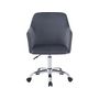 Voir la diapositive 1 : Habitat et Jardin Chaise de bureau en velours ajustable  Ophélie  - Gris