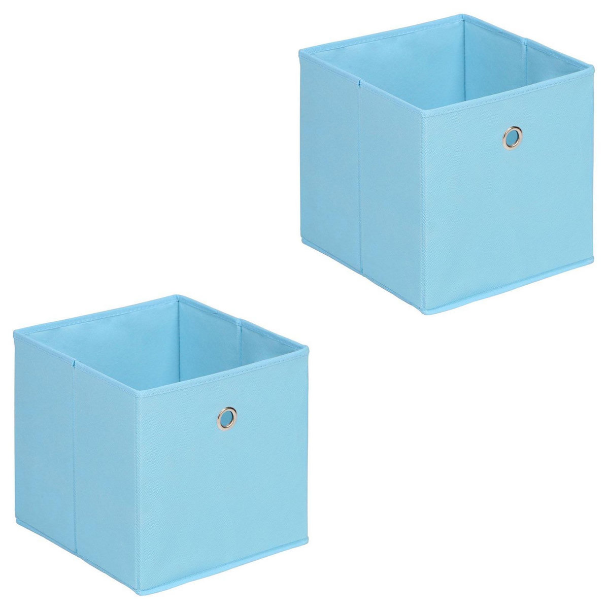 IDIMEX Lot de 2 boîtes de rangement ELA, en tissu