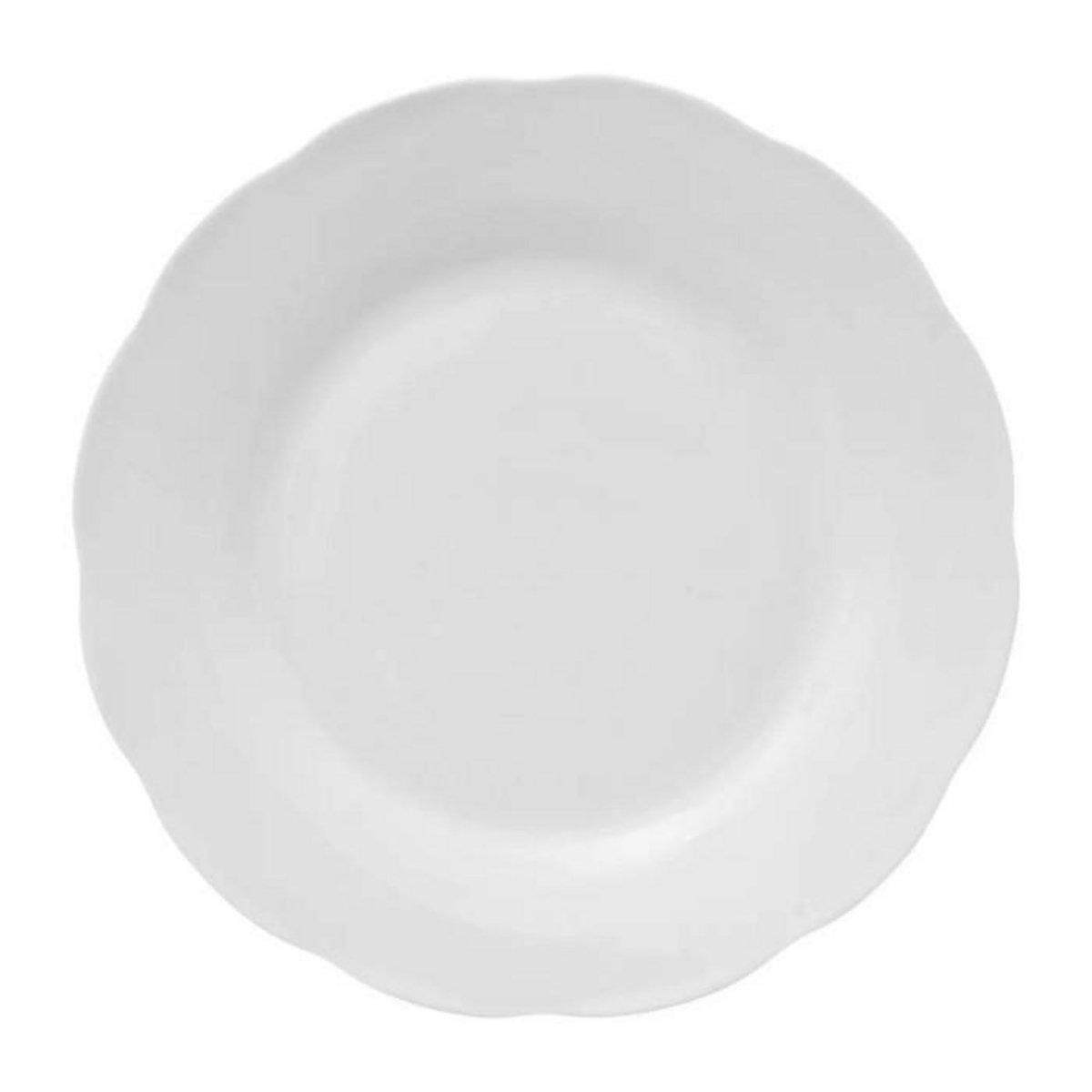 SECRET DE GOURMET Lot de 6 Assiettes à Dessert  Alma  19cm Blanc