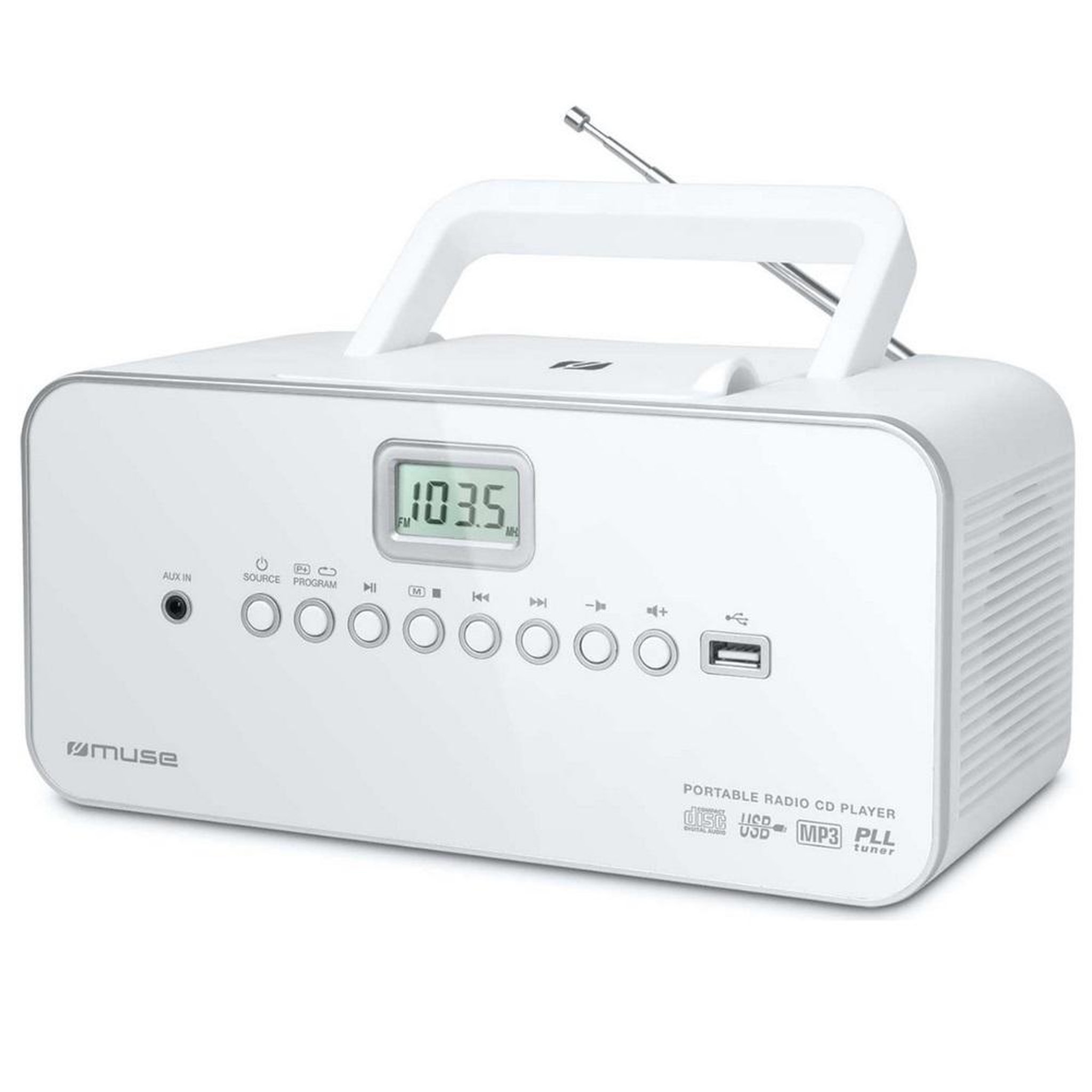 Voir la diapositive 4 : Muse Radio cd blanc - m28rdw