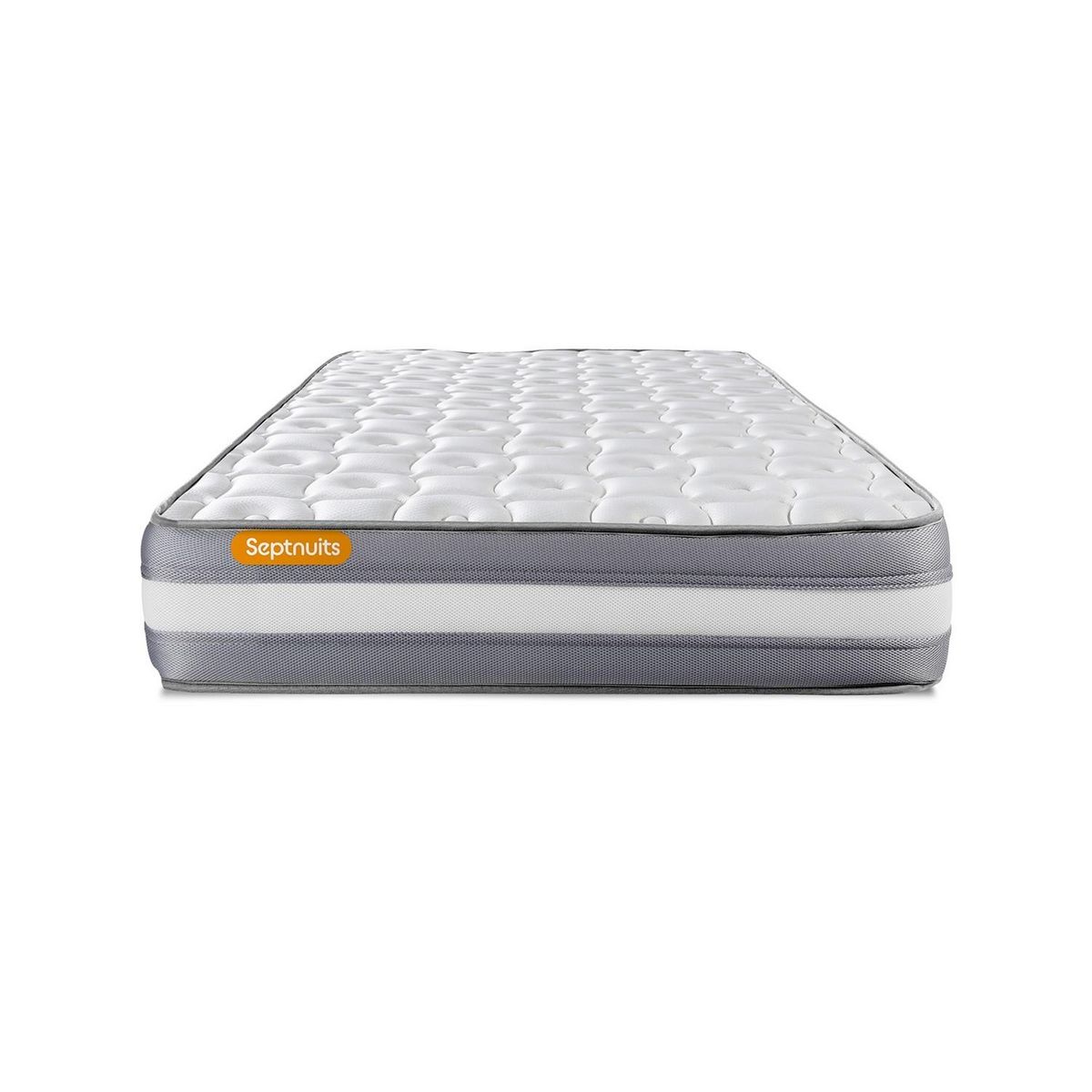 SEPTNUITS Matelas + sommier Memo Plus Mémoire de forme 3 zones