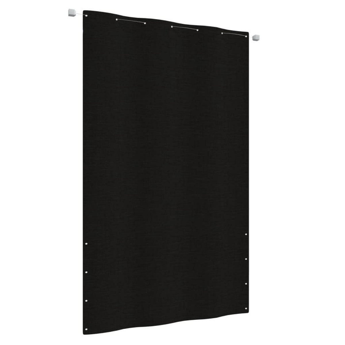 VIDAXL Ecran de balcon Noir 140x240 cm Tissu Oxford