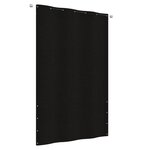 VIDAXL Ecran de balcon Noir 140x240 cm Tissu Oxford