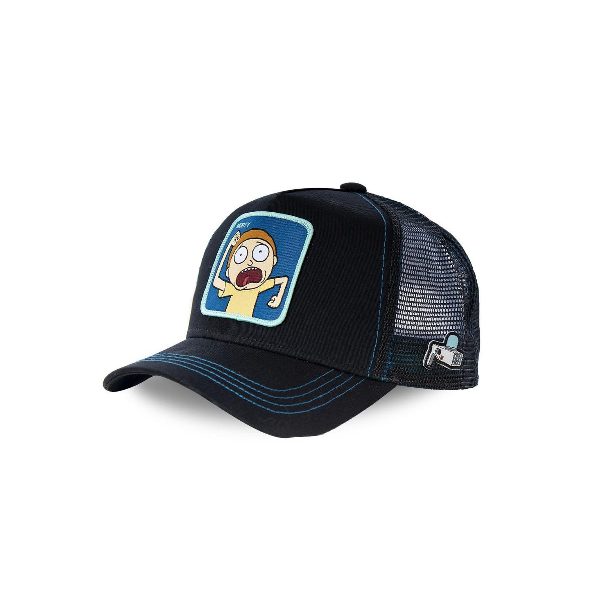 CAPSLAB Casquette Capslab Ricky et Morty Noir. Coloris disponibles : Noir