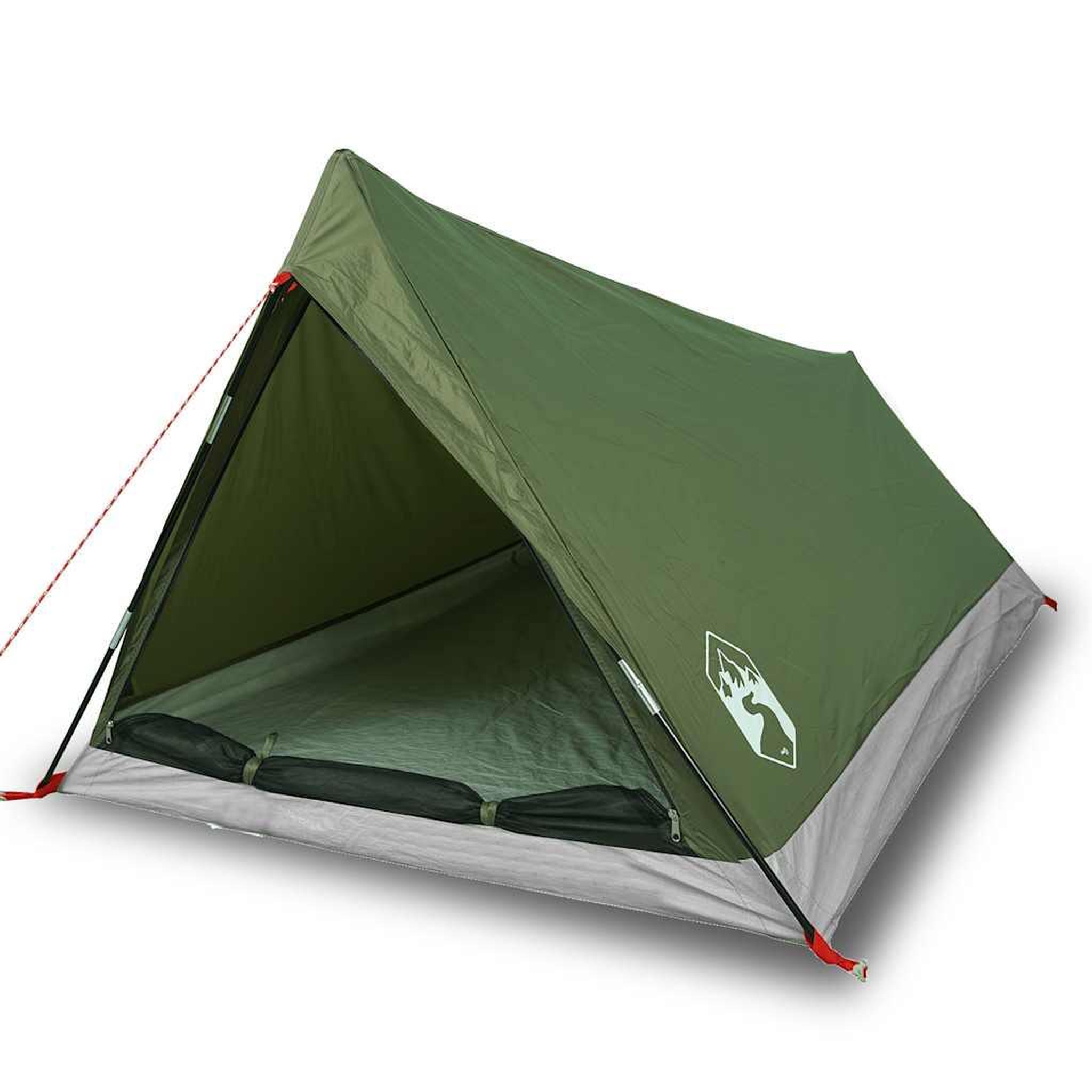Voir la diapositive 2 : VIDAXL Tente de camping 2 personnes vert olive impermeable
