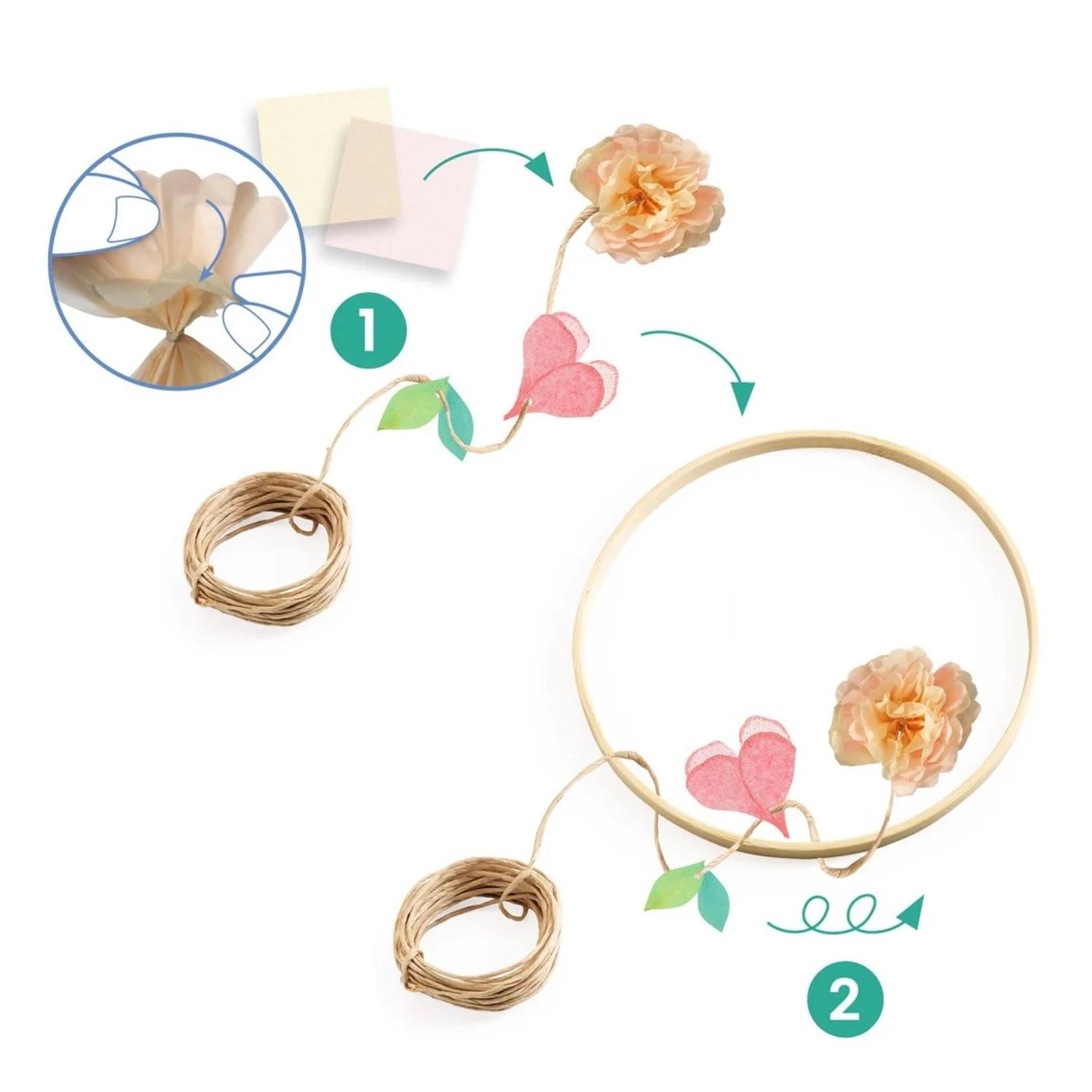 Voir la diapositive 3 : Djeco Couronne deco DIY - Dalia