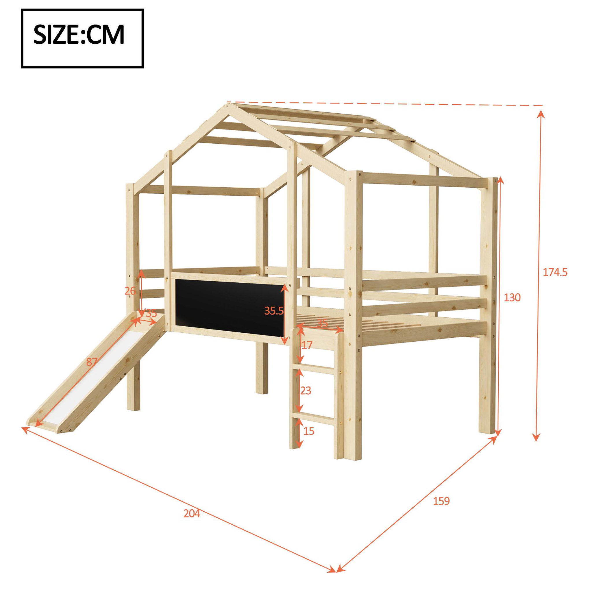 Voir la diapositive 3 : MERAX Lit mezzanine enfant