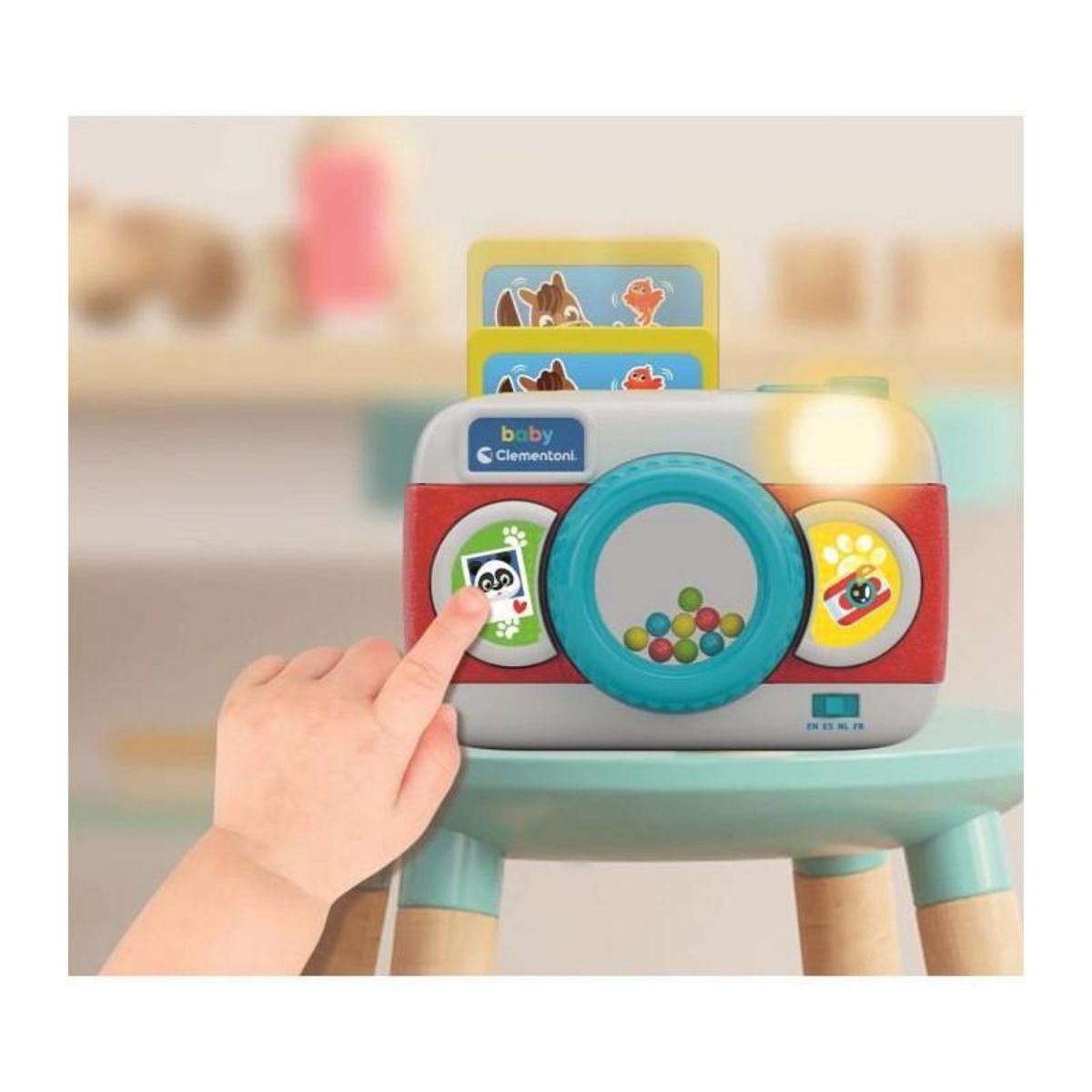 CLEMENTONI L'appareil photo de Bébé parlant CLEMENTONI