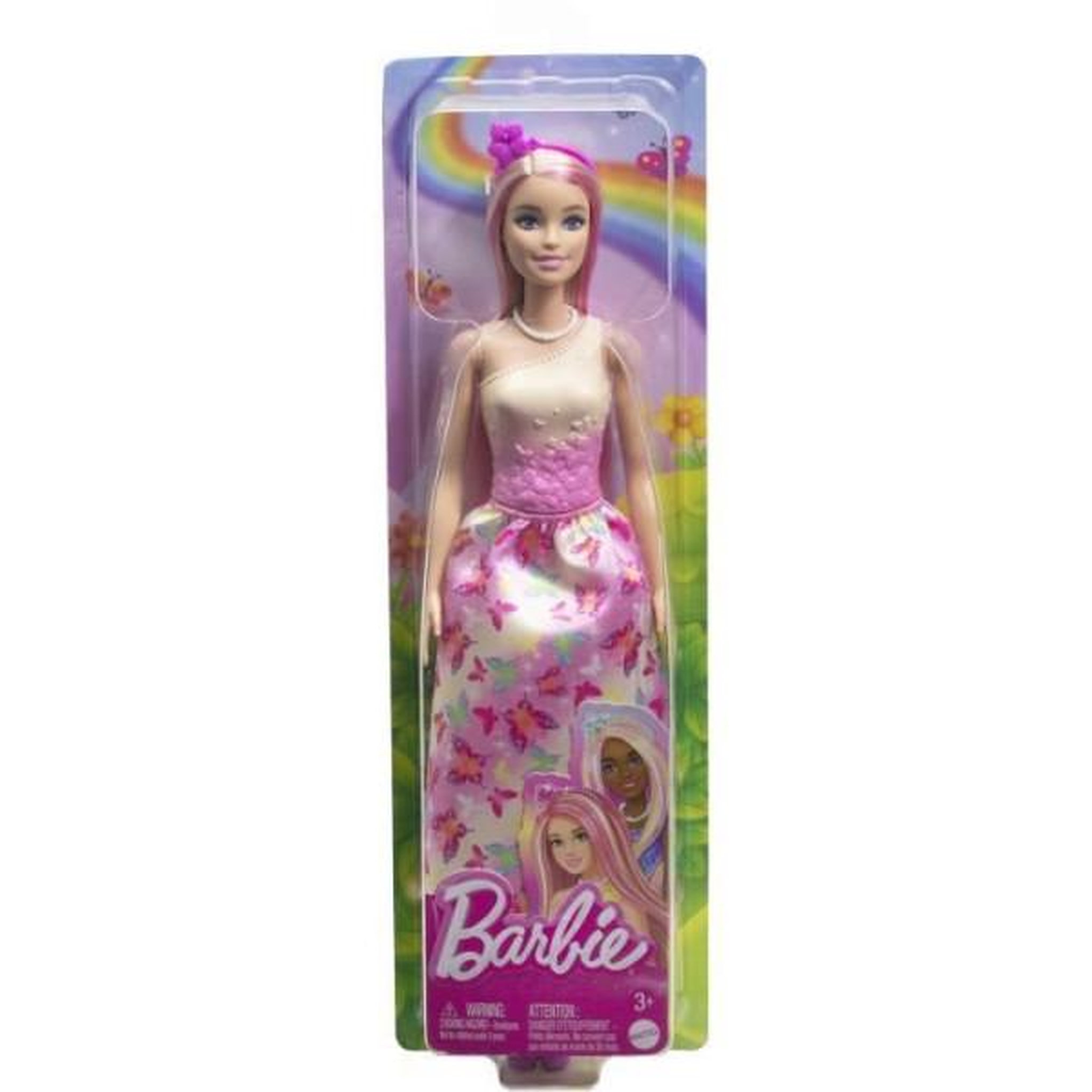 Voir la diapositive 4 : BARBIE Barbie-Poupées Sirenes avec cheveux et nageoire colorés et serre-tete HRR08