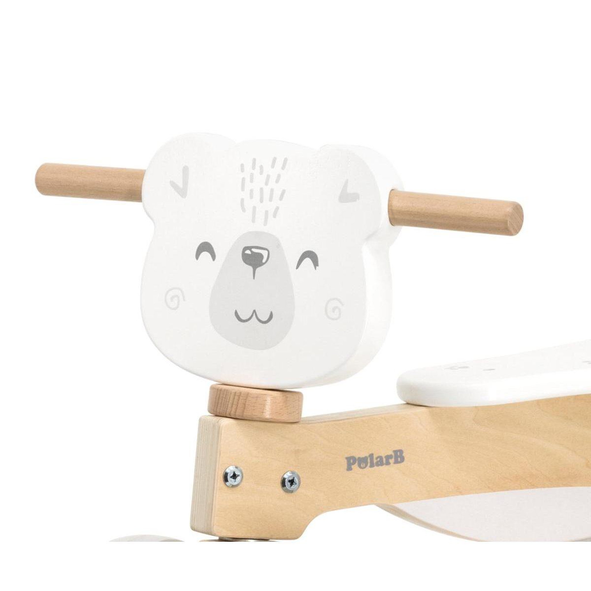Voir la diapositive 2 : VIGA Tricycle en bois  44239 polarb - ours polaire