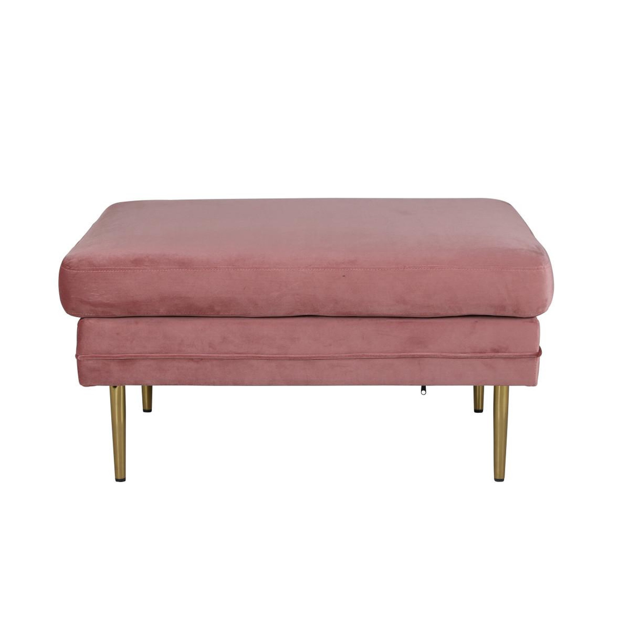 Voir la diapositive 2 : Paris Prix Pouf design en velours  boom  90cm rose