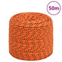 Voir la diapositive 1 : VIDAXL Corde de bateau Orange 8 mm 50 m Polypropylene