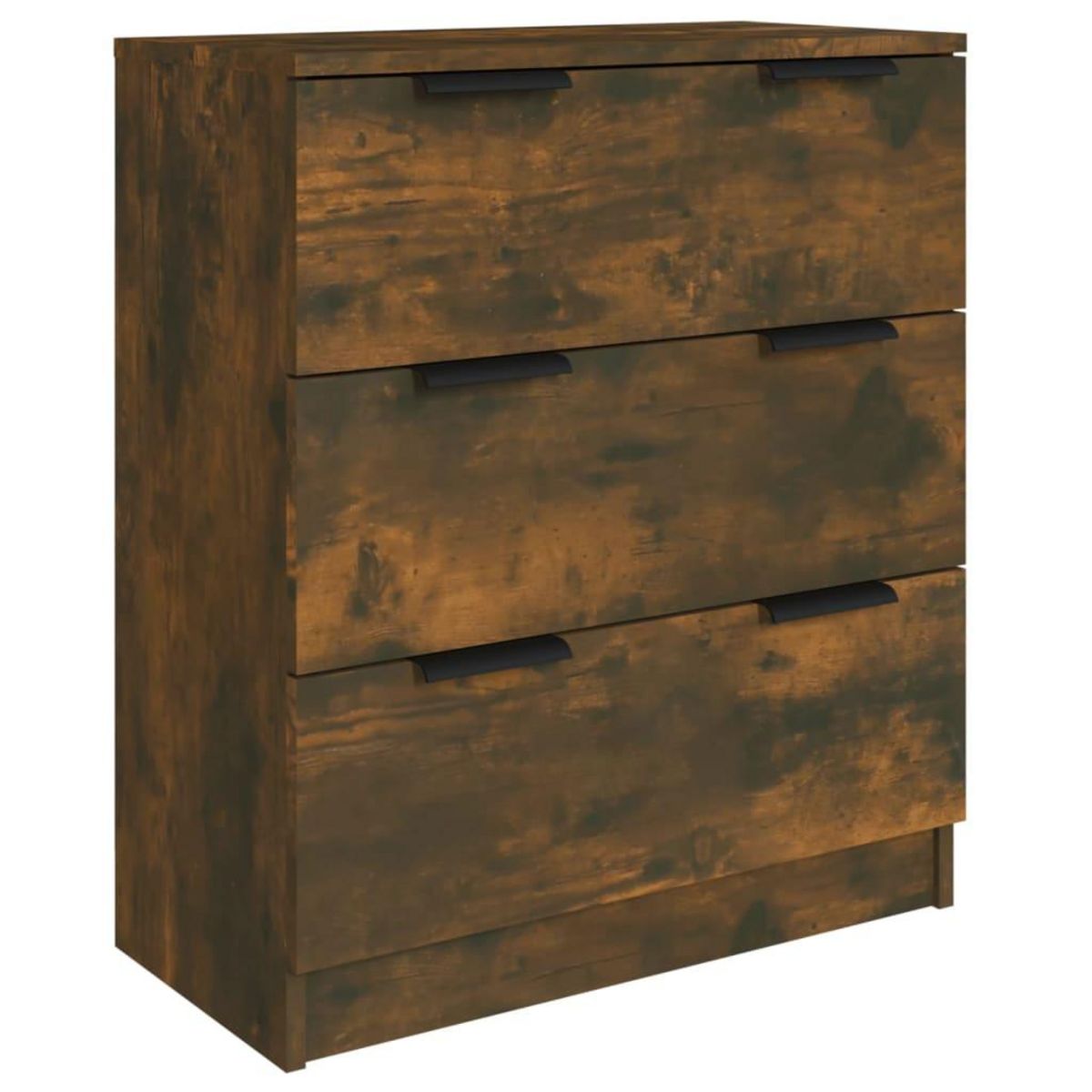 VIDAXL Buffets 3 pcs Chene fume Bois d'ingenierie