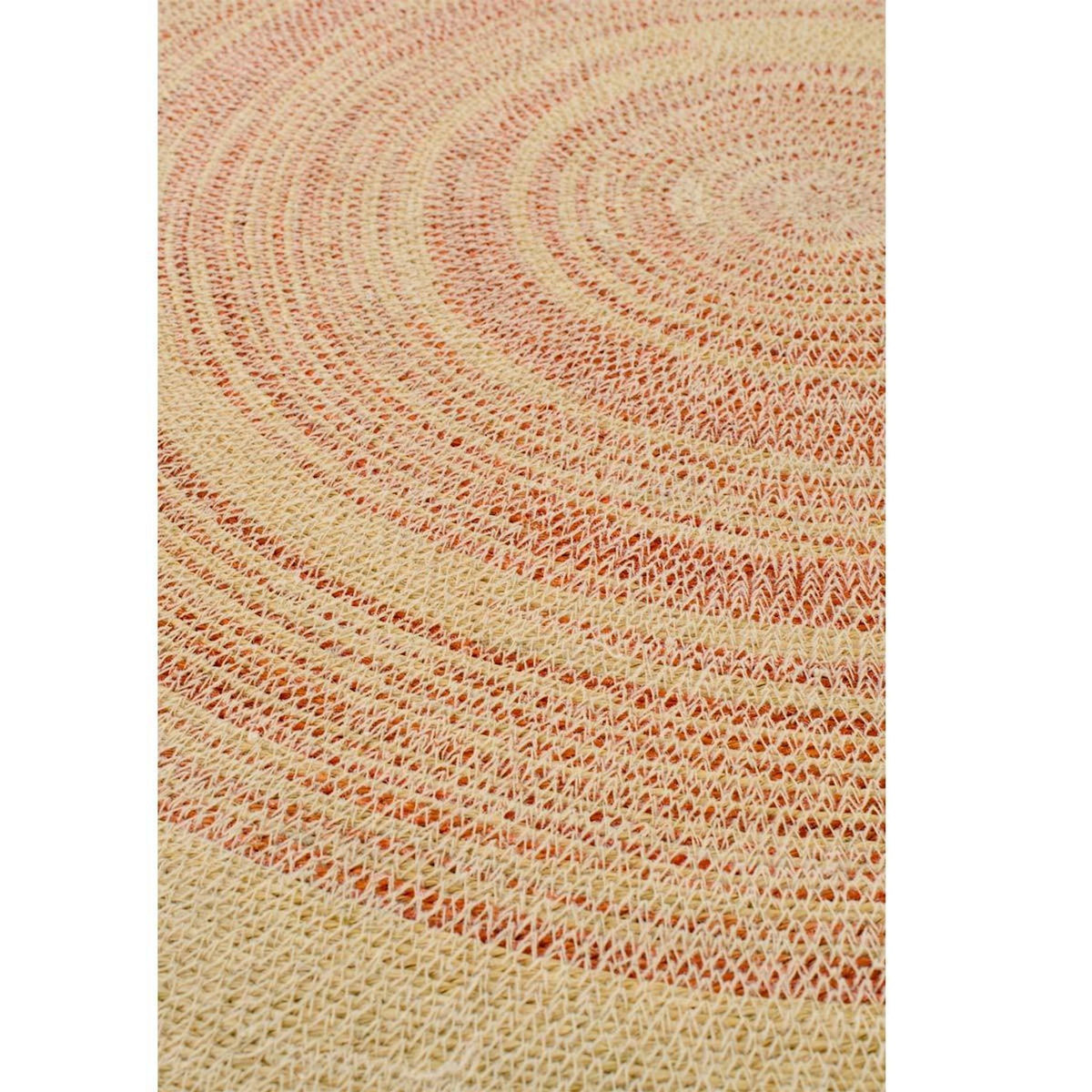 Paris Prix Déco Murale Plateau en Jonc  Galene  100cm Naturel & Orange