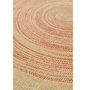 Voir la diapositive 3 : Paris Prix Déco Murale Plateau en Jonc  Galene  100cm Naturel & Orange