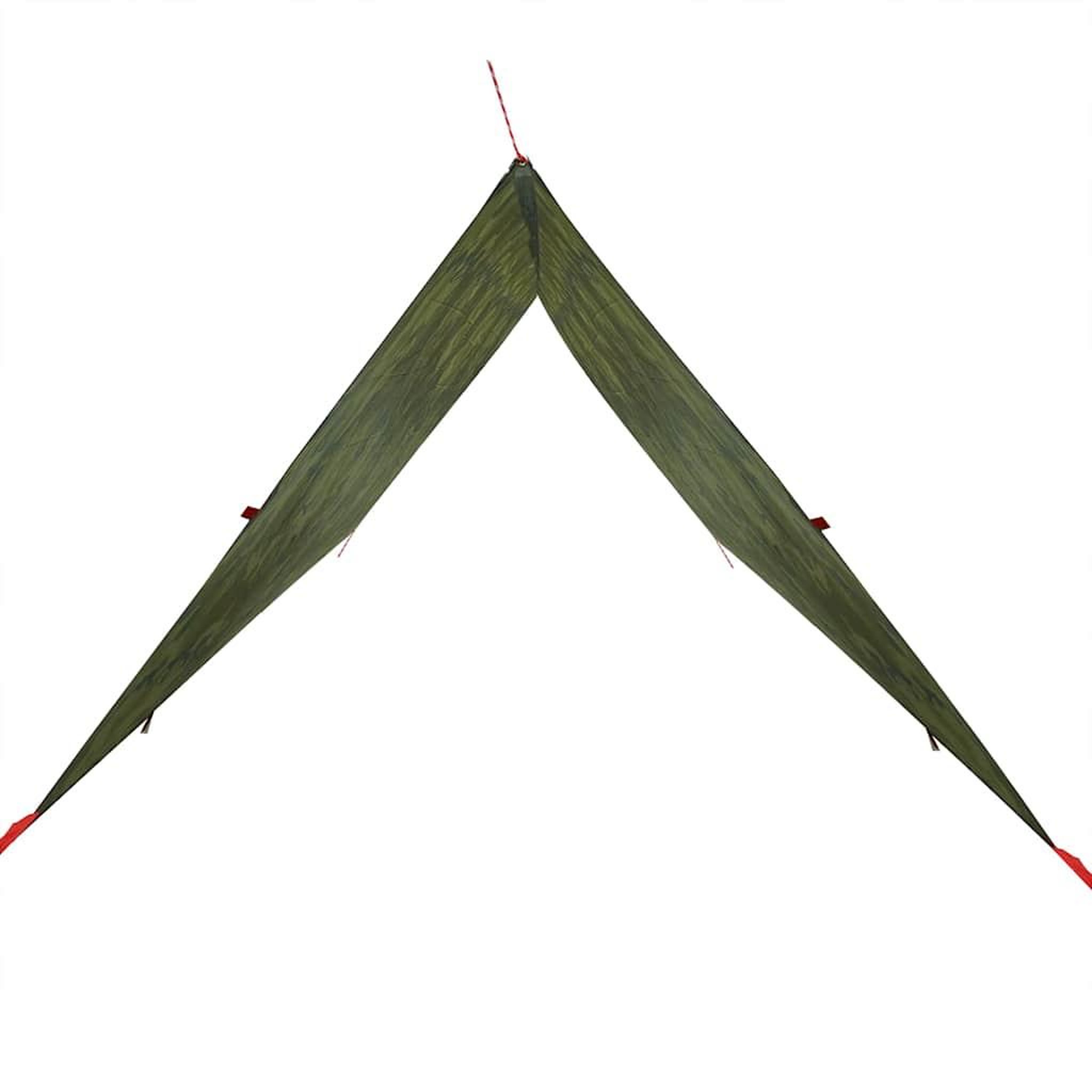 Voir la diapositive 4 : VIDAXL Bache de camping camouflage 366x306 cm impermeable