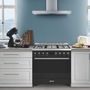 Voir la diapositive 4 : SMEG Piano de cuisson gaz C95GMCMB2
