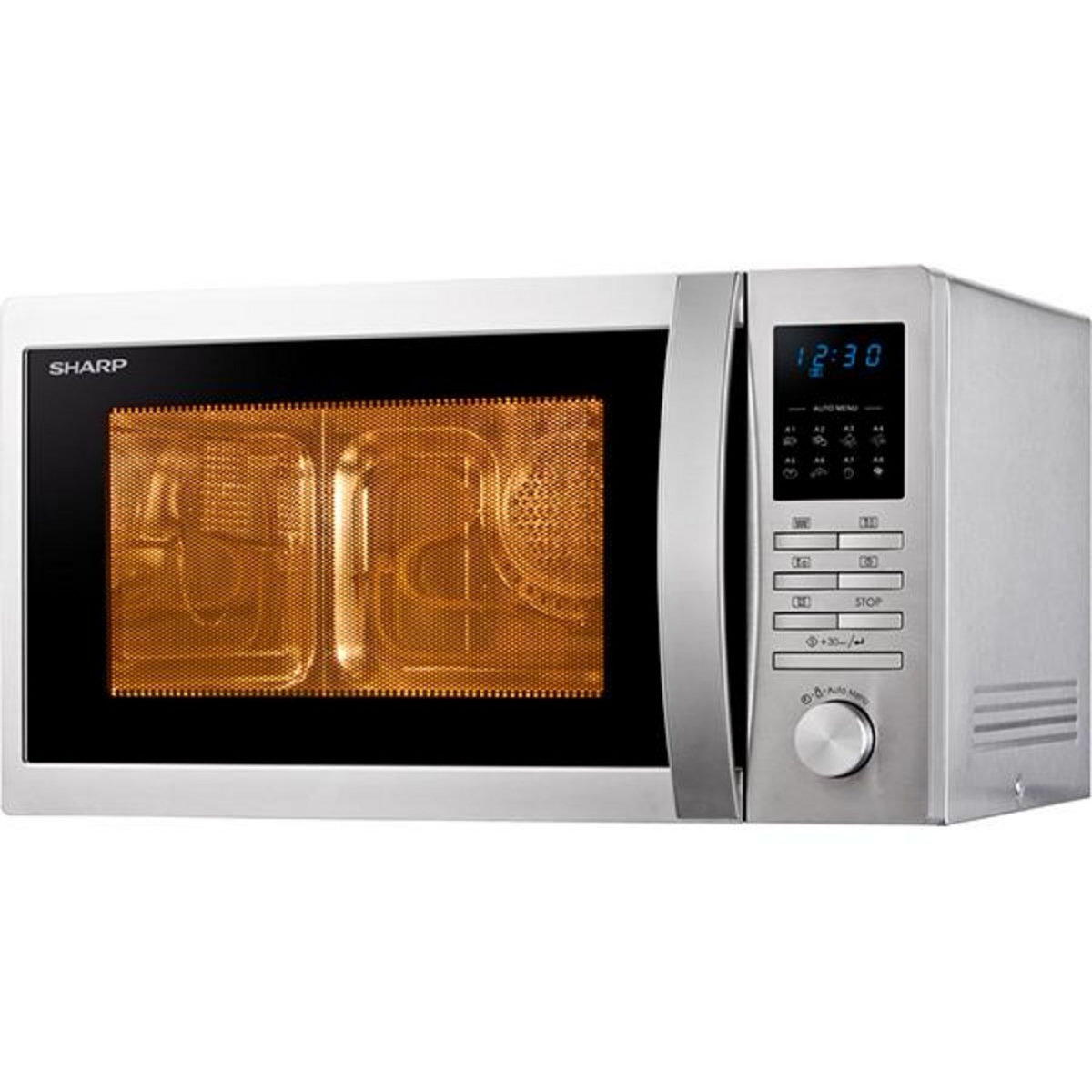 Sharp Micro-ondes 25l 900w inox - r322stw