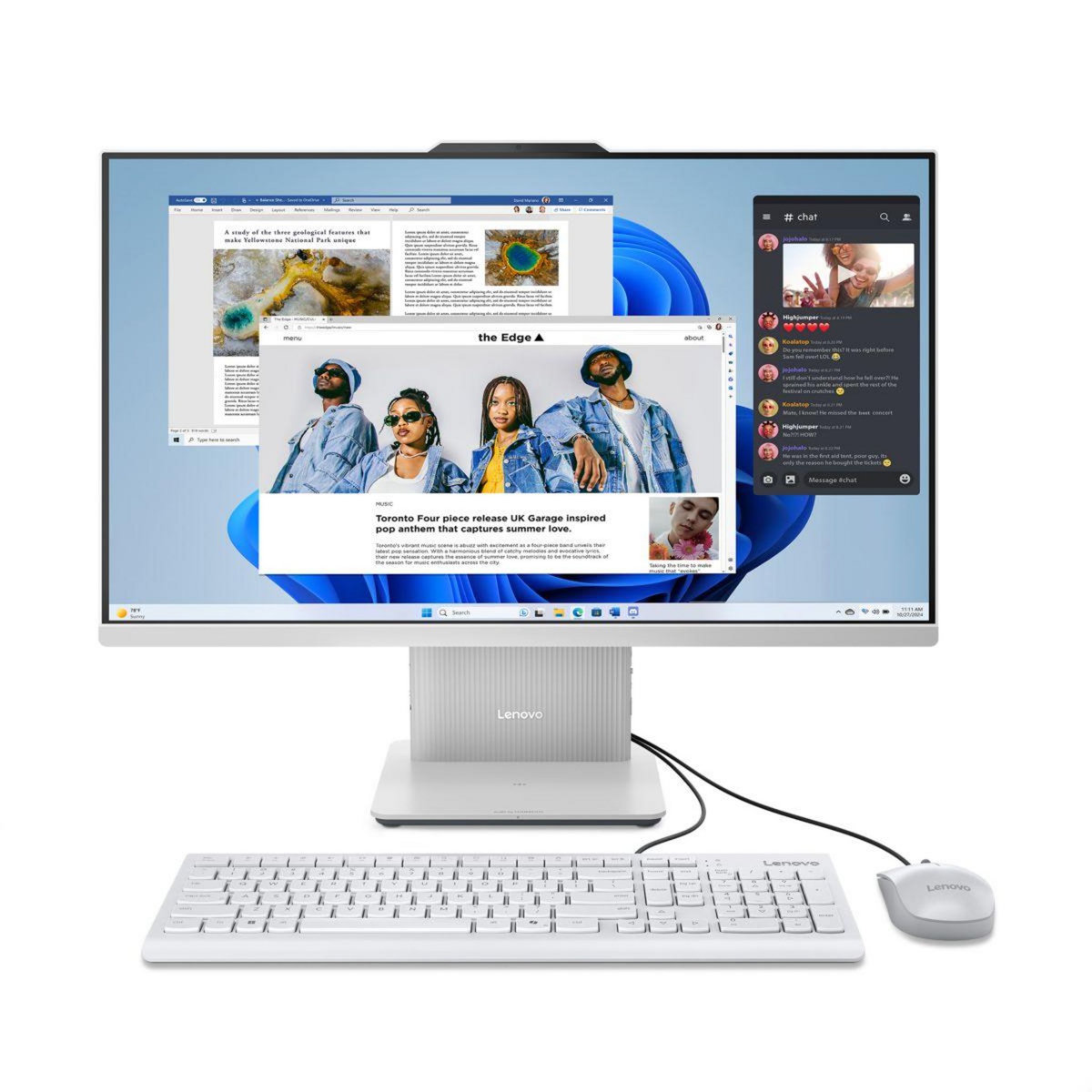 Lenovo Ordinateur tout-en-un IdeaCentre AIO 24IRH9 U300