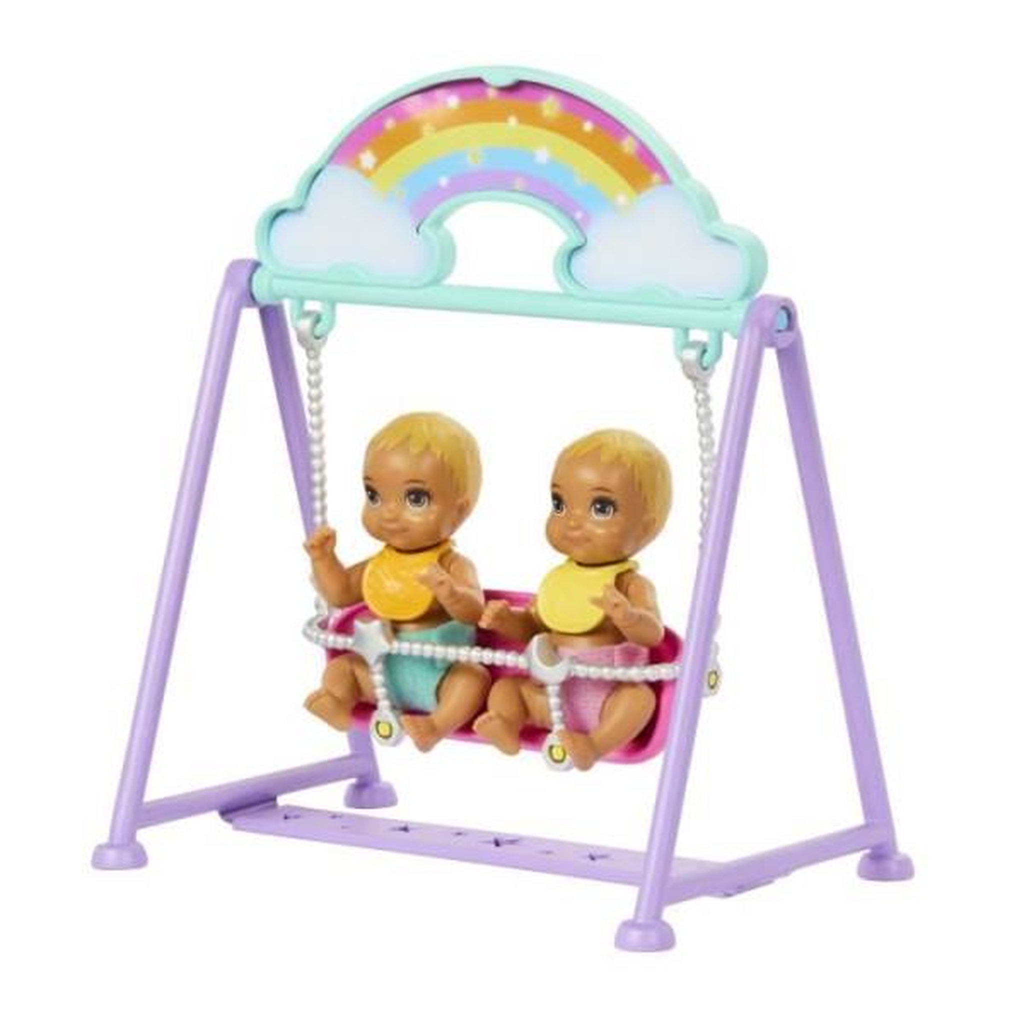 Voir la diapositive 3 : BARBIE Barbie-la chambre des jumeaux-coffret skipper, bébés et accessoires hxm99