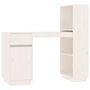 Voir la diapositive 2 : VIDAXL Bureau Blanc 110x53x117 cm Bois massif de pin