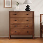 Voir la diapositive 4 : IDIMEX Commode APOANA 4 tiroirs en bois massif
