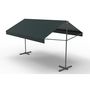 Voir la diapositive 5 : CONCEPT USINE Store banne double pente 4 x 3 m gris ISEO